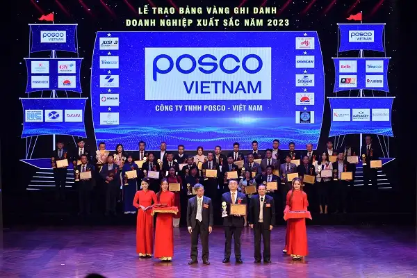 POSCO VNPC ĐƯỢC TRAO BIỂU TRƯNG 2023