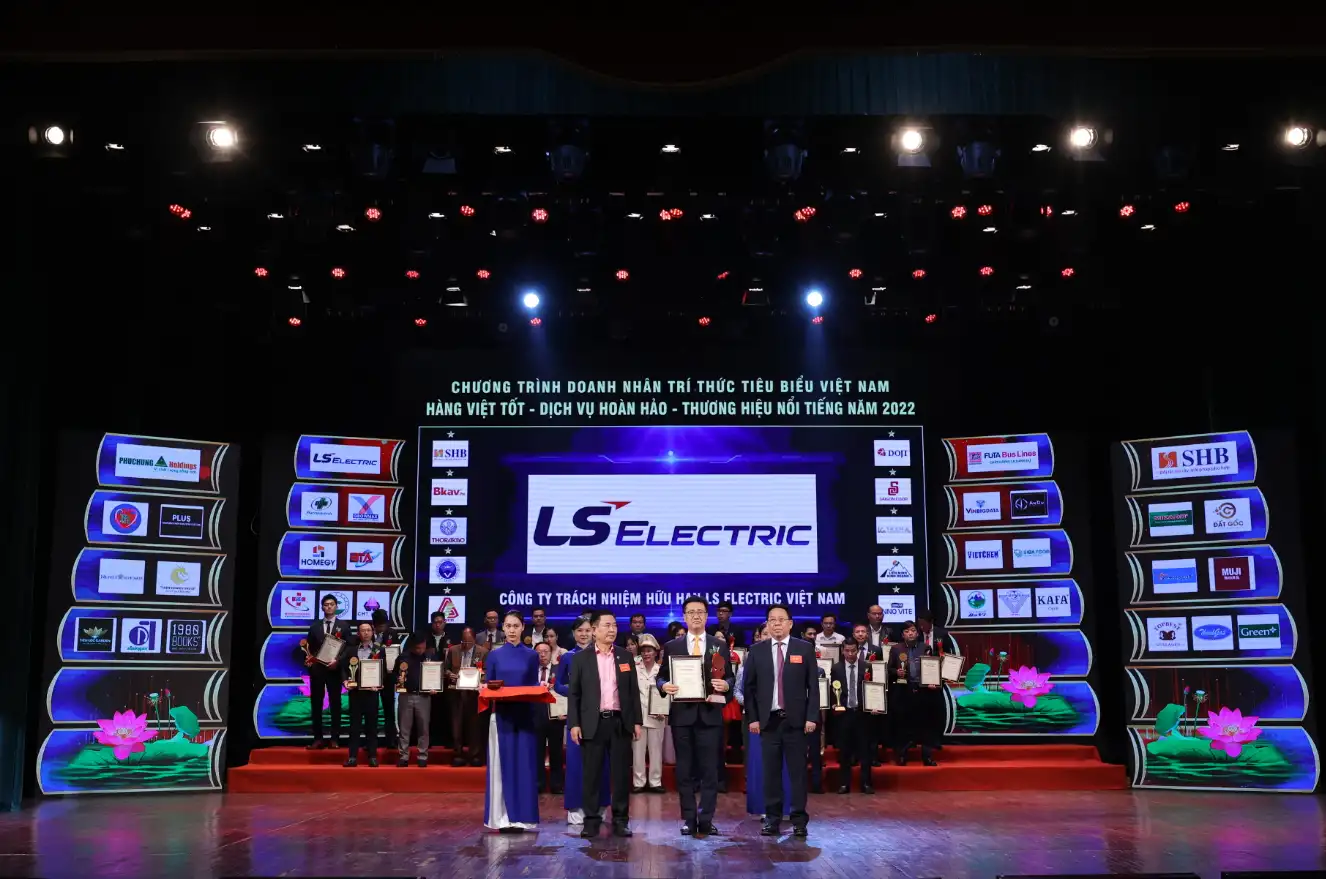 LS Electric Việt nam được vinh danh “Top 10 thương hiệu nổi tiếng hàng đầu Việt Nam 2022”