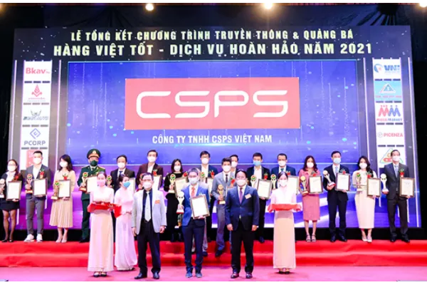 CSPS lọt top 10 “Thương hiệu vàng Việt Nam năm 2021”